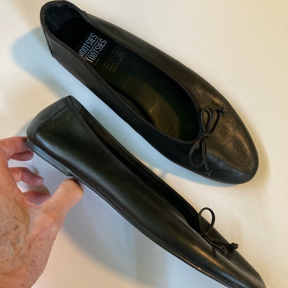 Mootsies Tootsies, 11M, blk ballet flat/bow $22. - Picture 2 of 3